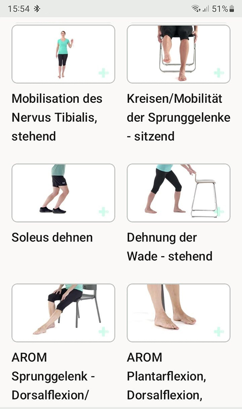 Online Übungsprogramm Tarsaltunnelsyndrom