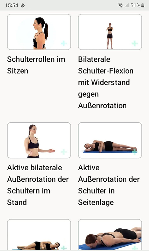 Online Übungsprogramm Subscapularistendinopathie