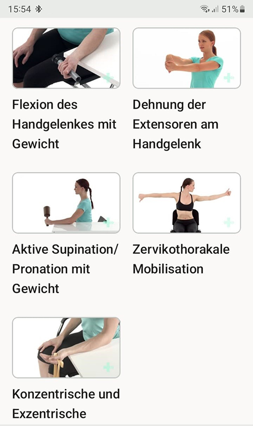 Online Übungsprogramm Golferarm
