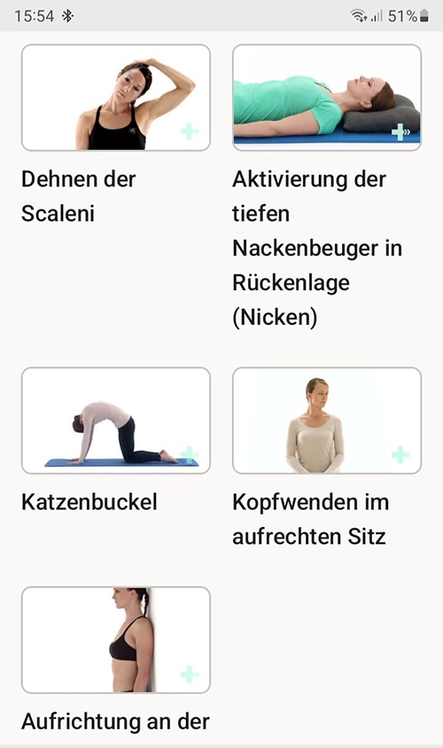 Online Übungsprogramm Zervikogener Kopfschmerz