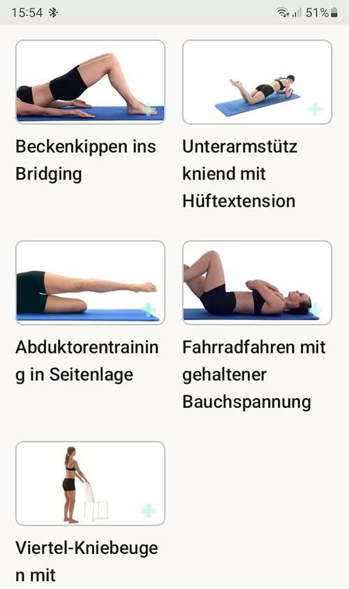 Online Übungsprogramm Iliotibiales Bandsyndrom