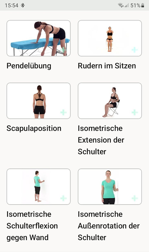 Online Übungsprogramm Akromioklavikuläre Verletzung