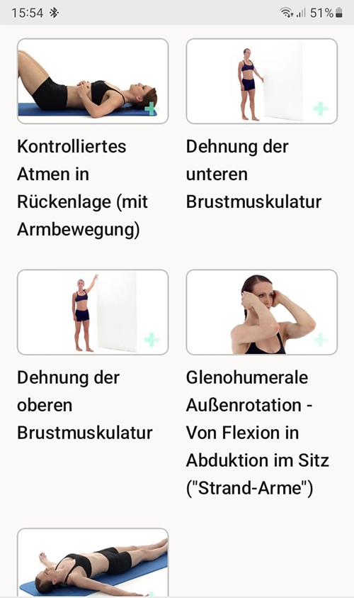 Online Übungsprogramm Costochondritis