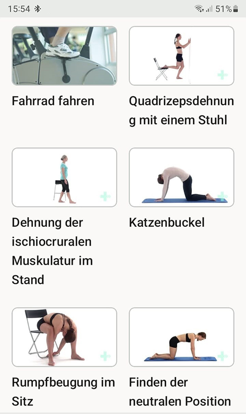 Online Übungsprogramm Lumbale Spinalkanalstenose